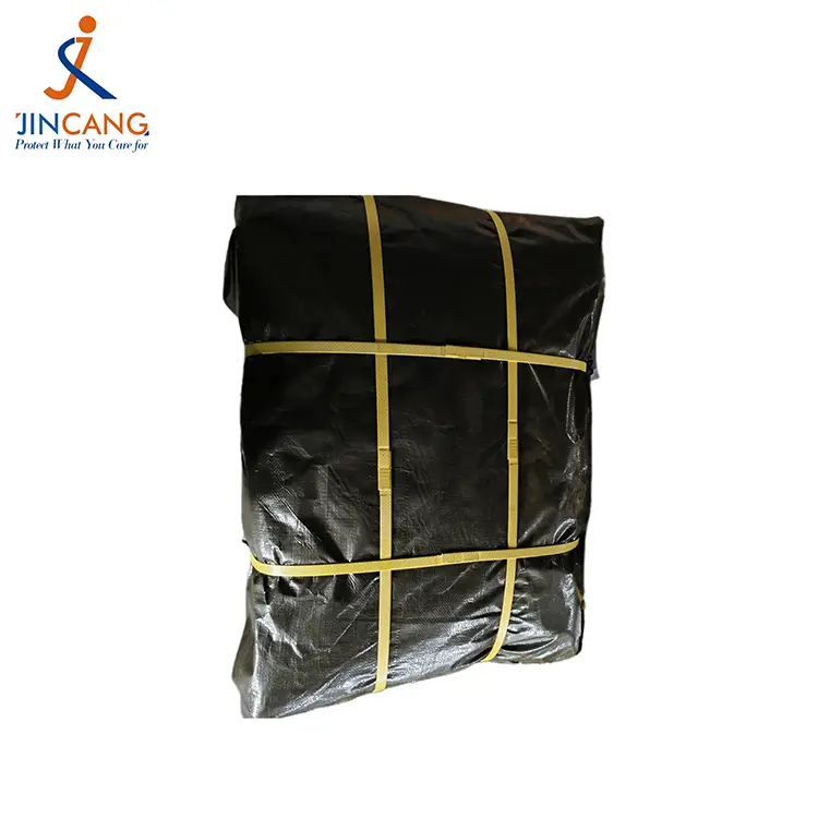 130 জি ব্ল্যাক ভার্জিন পিই তারপলিন