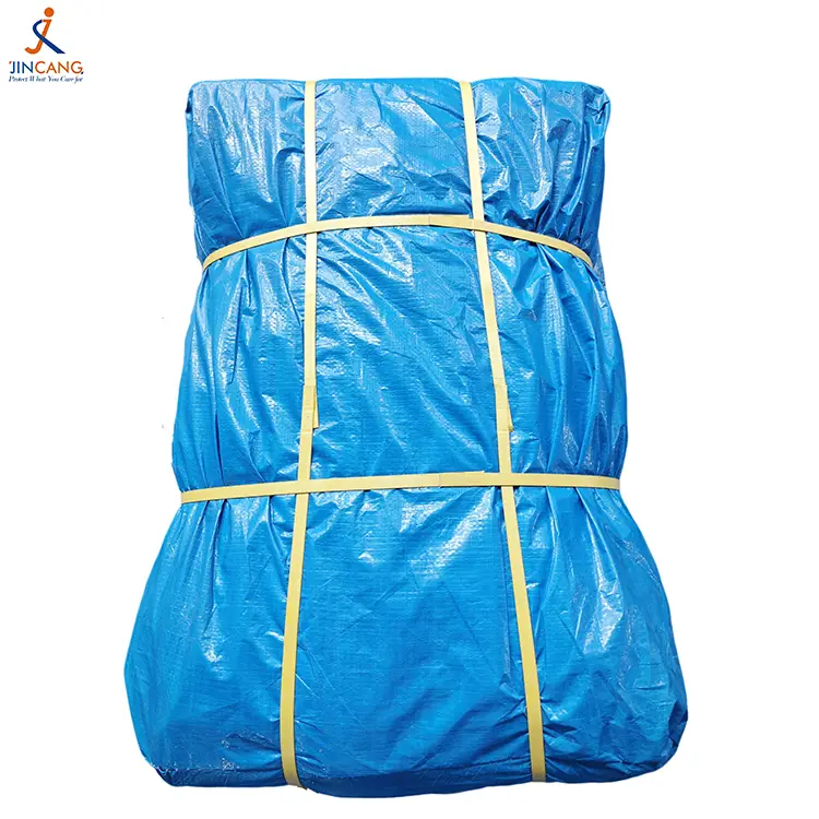 নীল 150gsm পিই টারপলিন